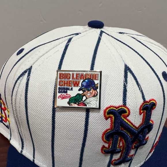New Era x Big League Chew, 59Fifty Fitted Hat, New York Mets, - Picture 2 of 12